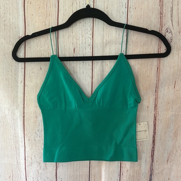 NWT Free People Ribbed v neck Brami - Picture 5 of 7